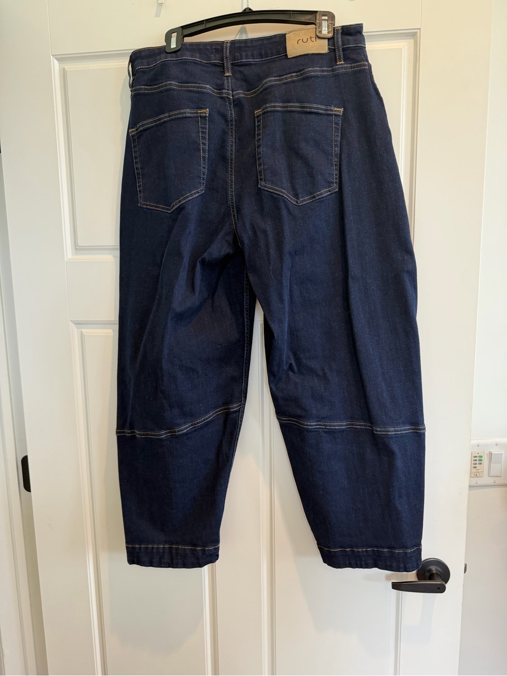 Womens Ruti barrel leg jeans